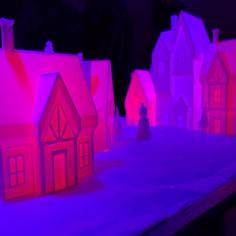 Little Christmas Village 3D Printer Model