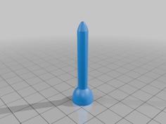 Game Board Peg 3D Printer Model