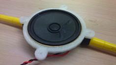 Round Speaker Holder 3D Printer Model