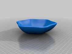 Curved Bowl 3D Printer Model