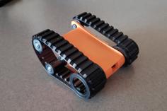 Mini RC Servo Tank (REMIX) 3D Printer Model