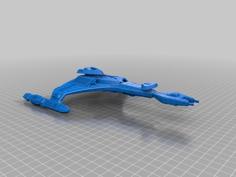 Star Trek Klingon Vor-cha 1:2000 3D Printer Model