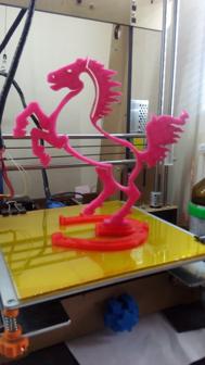 Emmas Dream – Or Pink Horse With Horseshoestand 3D Printer Model