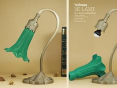 Art Nouveau Lily Lamp 3D Printer Model