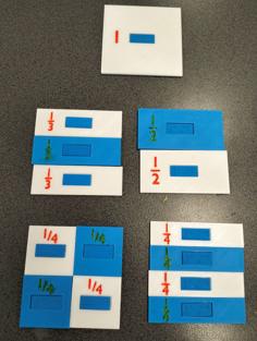 Fractions And Shapes (braille) 3D Printer Model