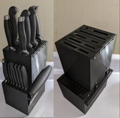 Knife Block, Ultimate Modular 3D Printer Model