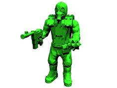 28mm Space Rebel 3D Printer Model