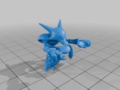 Pokemon Alakazam #65 – Optimized For 3D Printing 3D Printer Model