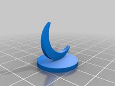 Crescent Moon 3D Printer Model