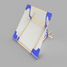 Modular Book Stand From Stik And Clipboard V1 3D Printer Model