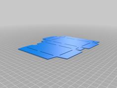 Basic Tuck Box Template Sized For MTG Boosters 3D Printer Model