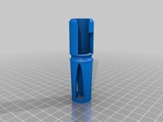 Ruger 10/22 Flash Hider 3 Prong Slip-on 3D Printer Model