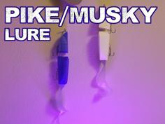 Pike Or Musky Lure For Fishing 3D Printer Model