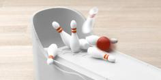 Miniature Bowling Game 3D Printer Model