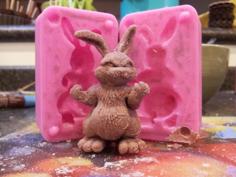 Bunny With An Attitude Mold 3D Printer Model