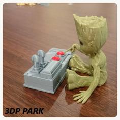 Baby Groot 5-5 (Don’t Push This Button) 3D Printer Model