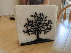 Tree Napkin Holder 3D Printer Model