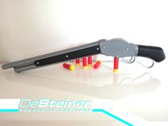 DeSteiner Model 1887 – Mechanically Working Winchester Lever Action Prop Gun 3D Printer Model