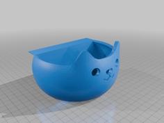 Yarn Bowl To Hang From Desk 3D Printer Model