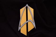 Star Trek Future Badge W/ Magnetic Backing 3D Printer Model