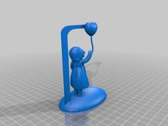 There Is Always Hope, Aka Balloon Girl 3D Printer Model