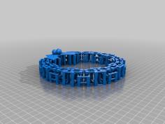 Chainmail Holiday Wreath 3D Printer Model