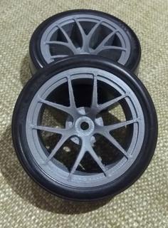 RC 1/10 26mm Ford GT Style Wheels 3D Printer Model