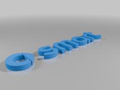 Smart Logo 3D Printer Model