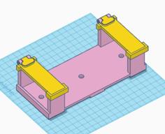 12 Volt Power Adapter/Supply Mount 3D Printer Model