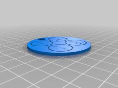 Glyph Keychain 3D Printer Model