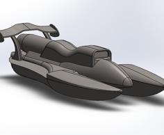 Race Boat 3D Printer Model