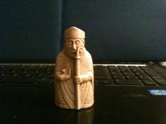 Lewis Chessmen – Bishop 3D Printer Model