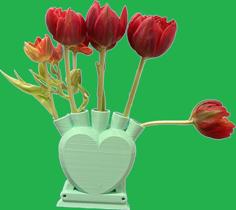 True Love Tulip Vase 3D Printer Model