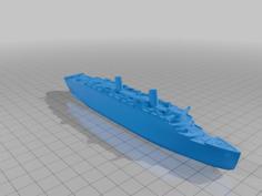 RMS Queen Elizabeth / SS Seawise University 3D Printer Model