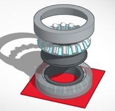 Tapered Roller Bearing 3D Printer Model