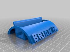 Personalized Business Card Holder 3D Printer Model