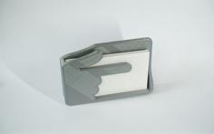 Business Card Holder With Index Finger 3D Printer Model