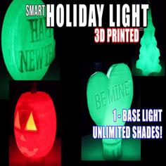 Smart HOLIDAY LIGHT 3D Printer Model