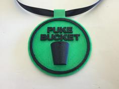 The Puke Bucket Award 3D Printer Model