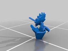 Evil Dead Plants VS Zombies Sunflower Plant 3D Printer Model