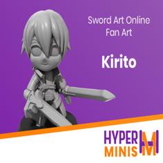 Chibi Kirito 3D Printer Model