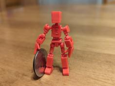 Micro Mini 13 Jointed Action Figure 3D Printer Model