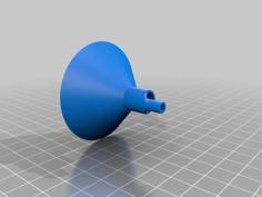 Flask Funnel 3D Printer Model