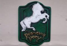 Inn At The Prancing Pony Sign 3D Printer Model