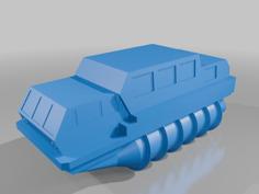 ZIL-4904 Screw Drive Vehicle 3D Printer Model