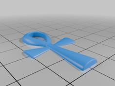 Egypt Ankh Pendant 3D Printer Model