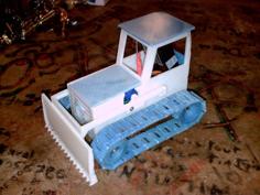 RC Printed Buldozer 3D Printer Model