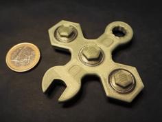 Fidget Spanner Spinner Hand Toy 3D Printer Model