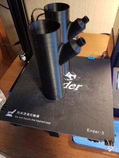 Fishing Rod Holder Basic 45 Degree 3D Printer Model