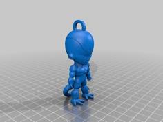 Chibi Freezer Key Chain 3D Printer Model